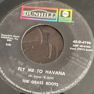 Dunhill Black Vinyl Record - Fly Me to Havana